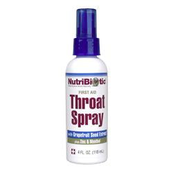 First Aid Throat Spray by Nutribiotic 4oz