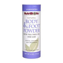 NutriBiotic Body and Foot Powder 4 oz.
